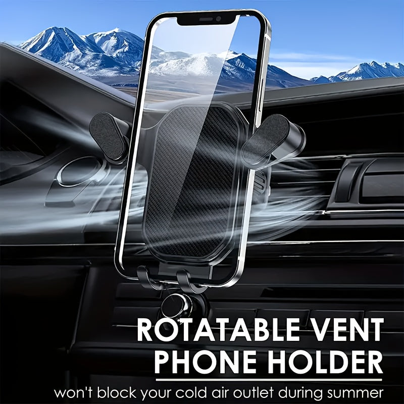 Car Air Vent Phone Holder – Universal Design, Easy Access, Hands-Free Navigation for Safe Driving