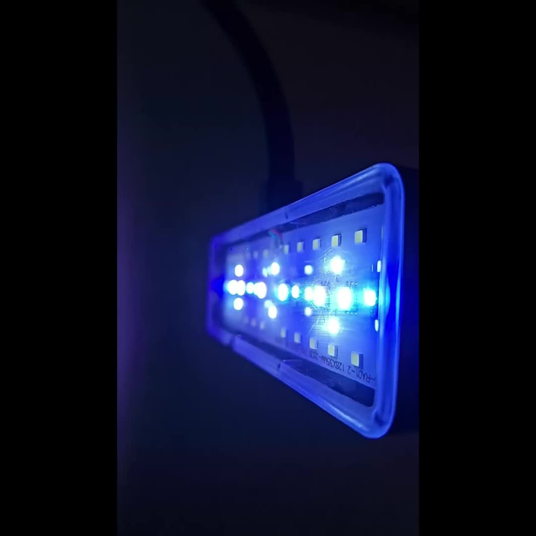 Dimmable Aquarium Light, 360° Rotatable Design, Full Spectrum, Ideal for Aquatic Plant Growth, Battery-Free