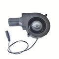 Outdoor Camping Portable Fan 9733 DC12V 1.80A Turbo Blower Fan, 3.82 Inch High Airflow Strong Wind Double Ball Bearing Centrifugal Blower with Air Outlet