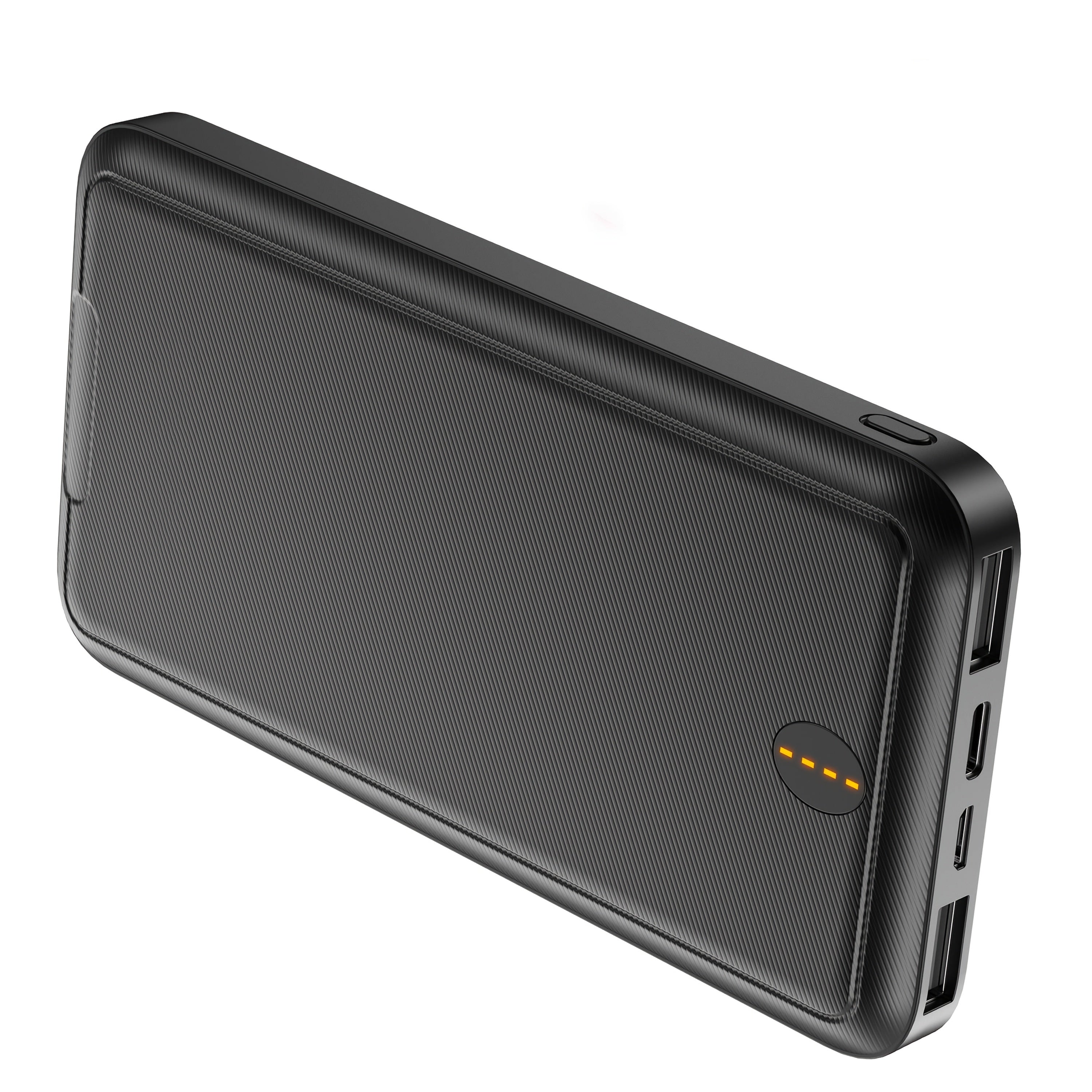 10000mAh Slim Power Bank, Ultra-Compact Portable Charger Dual USB Ports, Battery Pack for Smartphones, Tablets, Heated Clothes And More