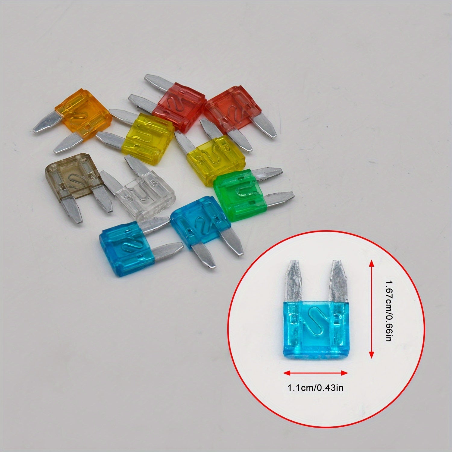 10-Pack Mini Blade Fuse Automotive 5A-30A - For Cars, Boats, Trucks and SUVs