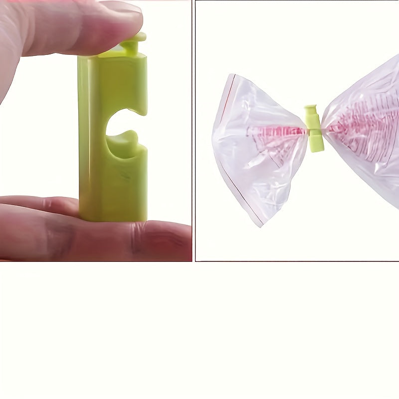 4-Piece Bag Sealer Clips - Universal for Plastic & Bread Bags - Home Food Freshness Preservation Tool