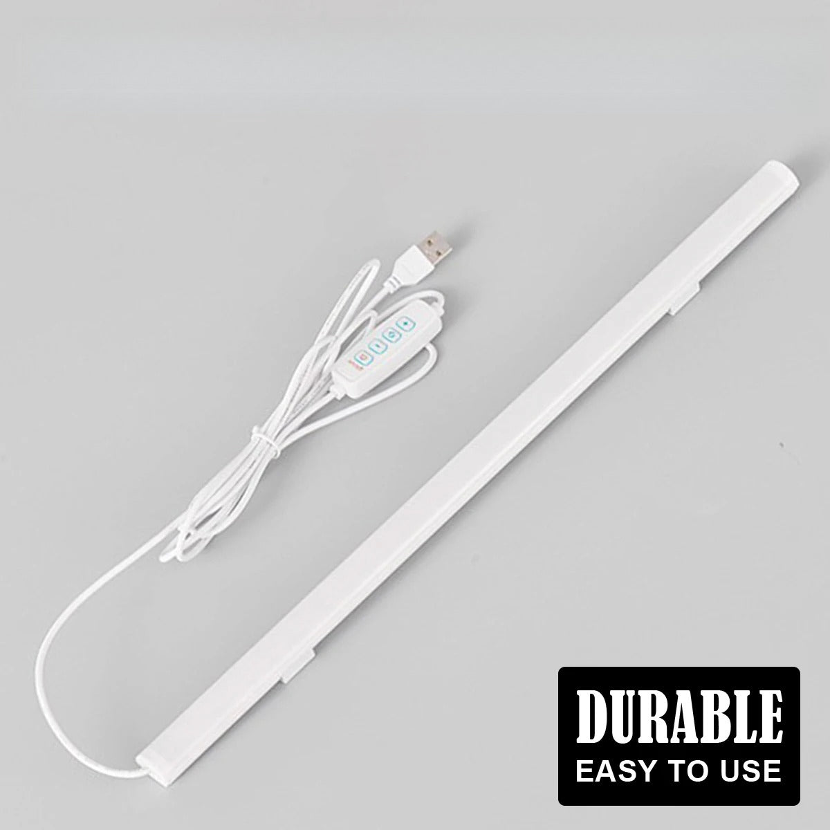 LED tube reading light for studying, with 3 color options, USB plug, suitable for night use, available in 11.81-inch / 15.75-inch lengths, dimmable, suitable for bars, nightstands, cabinets, an excellent Christmas gift