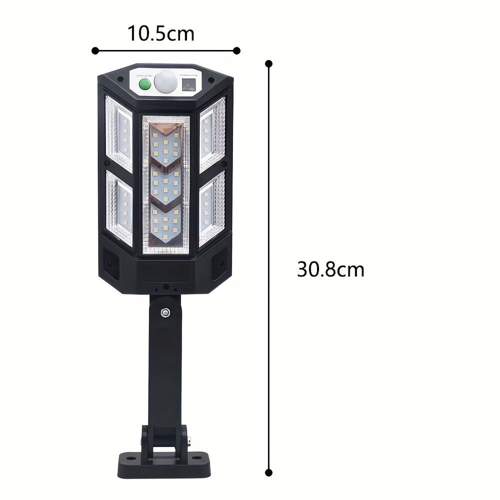 1/2/4 Pack 43LED Solar Street Light with Remote Control