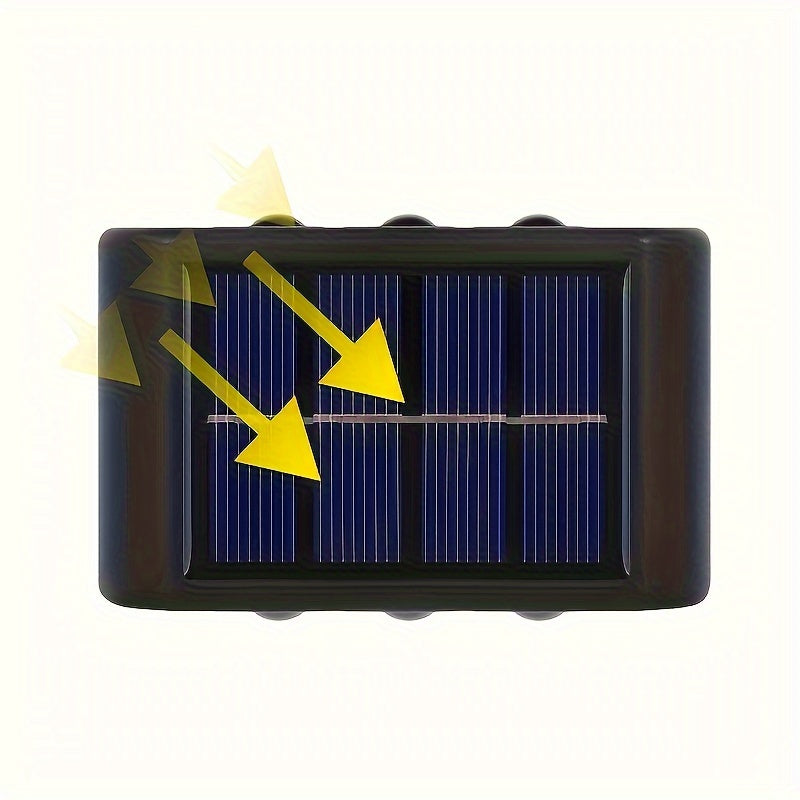 10-Head New Solar Atmosphere Wall Light, Outdoor Decorative Garden Courtyard Wall Light, Waterproof Wall Light, Outdoor Wall Washer Light