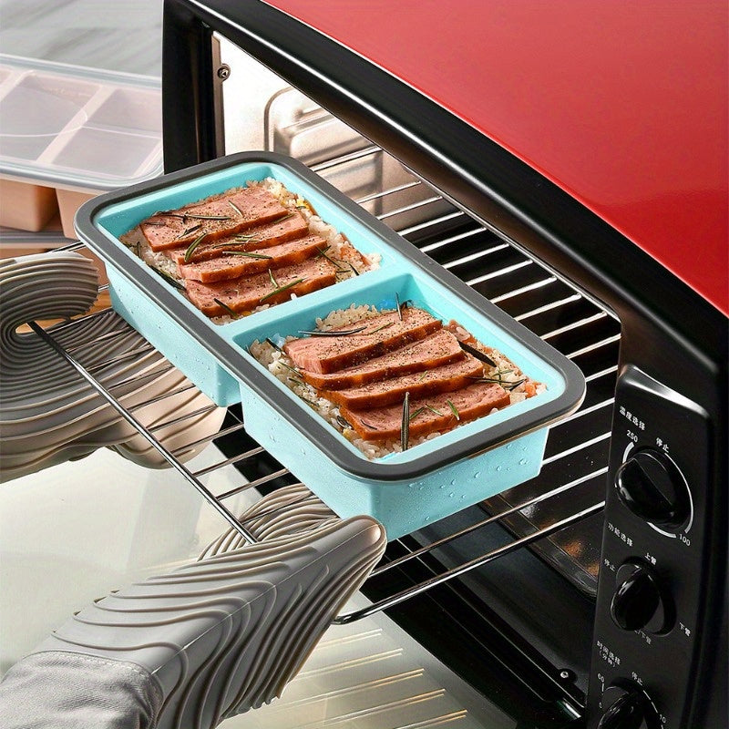 Compartment Food Storage Box, Microwavable & Freezable, Sealed Divided Lunch Box, Dishwasher Safe, Ideal for Meal Prep and Refrigerator Storage