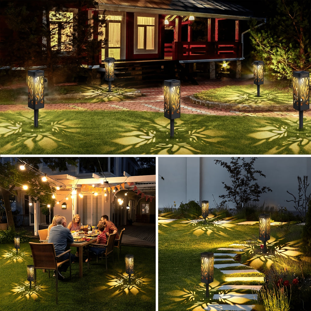 Solar Pathway Light Outdoor Light, 2/8/16-Pack Upgraded Outdoor Solar Light, Suitable for Outdoor Use, IPX5 Waterproof Solar Garden Light, Suitable for Courtyard Path Walkway Decorative Landscape Lighting