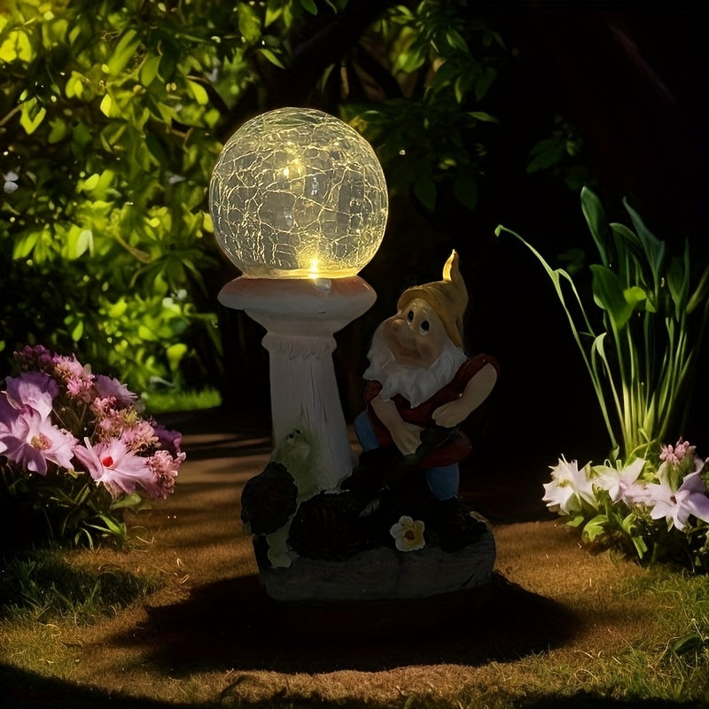 Solar Gnome Light for Garden Outdoor Courtyard Lawn Pond Villa - IP44 Waterproof