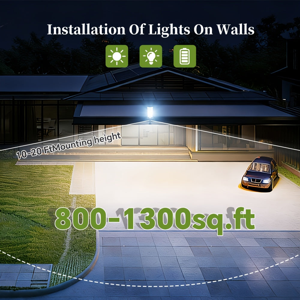 1/2 Pack Zero Electricity Cost Powerful Super Bright Solar PIR Motion Sensor LED Outdoor Street Light IP65 Wide Angle Courtyard Villa Garage Lighting Light