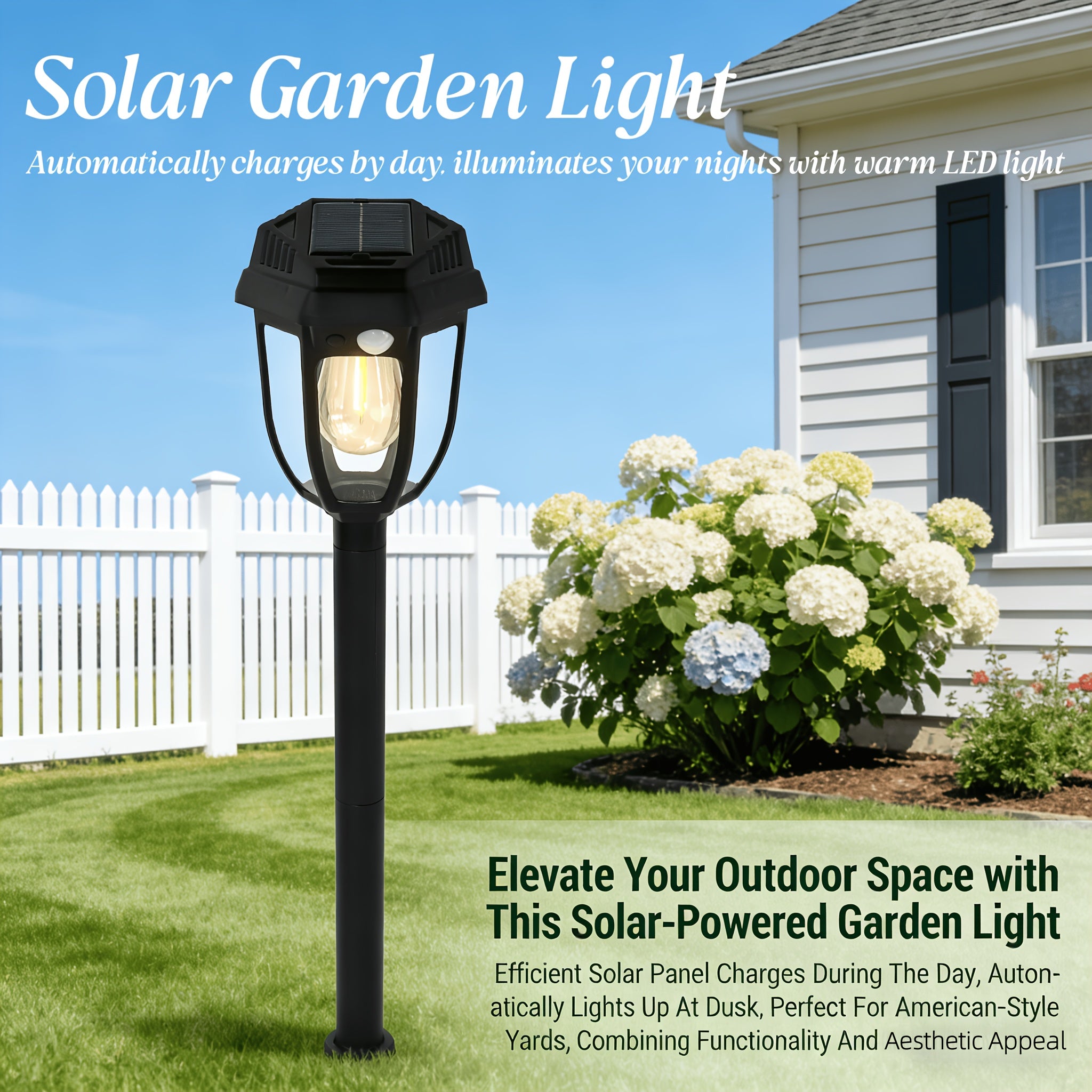[4/3-Piece] Solar Outdoor Light Waterproof Warm Light IP44 Pathway Light 10-Hour Long-Lasting LED Landscape Light Courtyard Light Solar Street Light Path Light Suitable for Sidewalk, Path