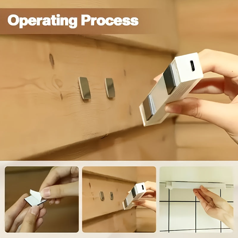 2026 hot sale rechargeable smart motion sensor light, motion sensor LED light strip, with magnetic adhesive and USB-powered smart lighting - wireless floor/ceiling/wall light/cabinet light, suitable for kitchen, wardrobe, staircase