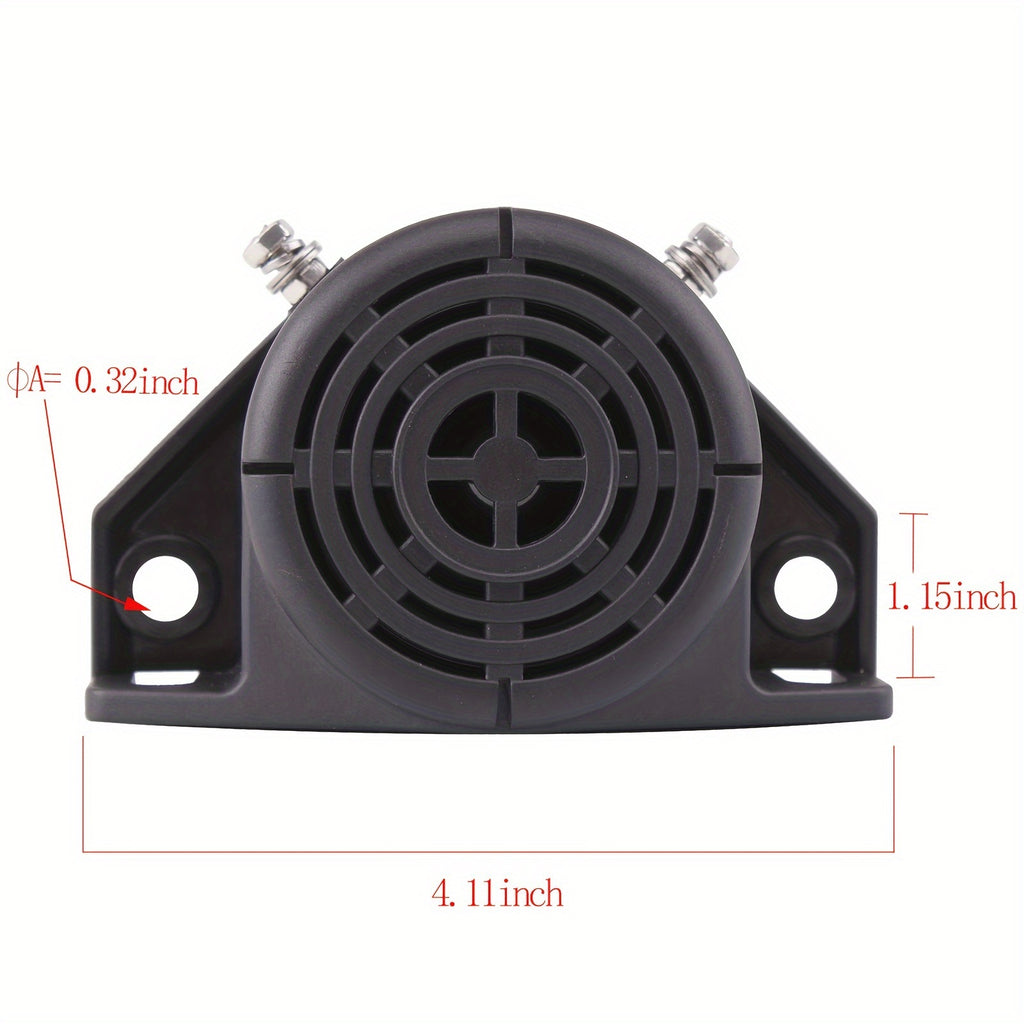 ALLREY Truck Reverse Alarm 105Db 12V/48V Vehicle Backup Horn BIBI Ringing Alarm Siren Industrial Heavy Duty Reverse Warning Horn
