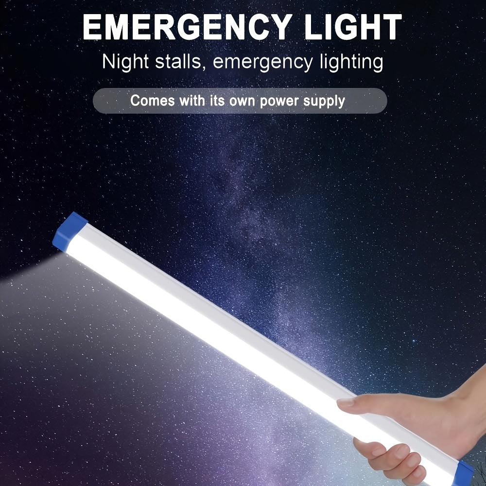 Multi-functional magnetic emergency tube light, can be hung, handheld, or magnetically attached, high brightness, multi-purpose for tents, night barbecues, power outage emergencies, wardrobe lighting, hazard warnings, etc.