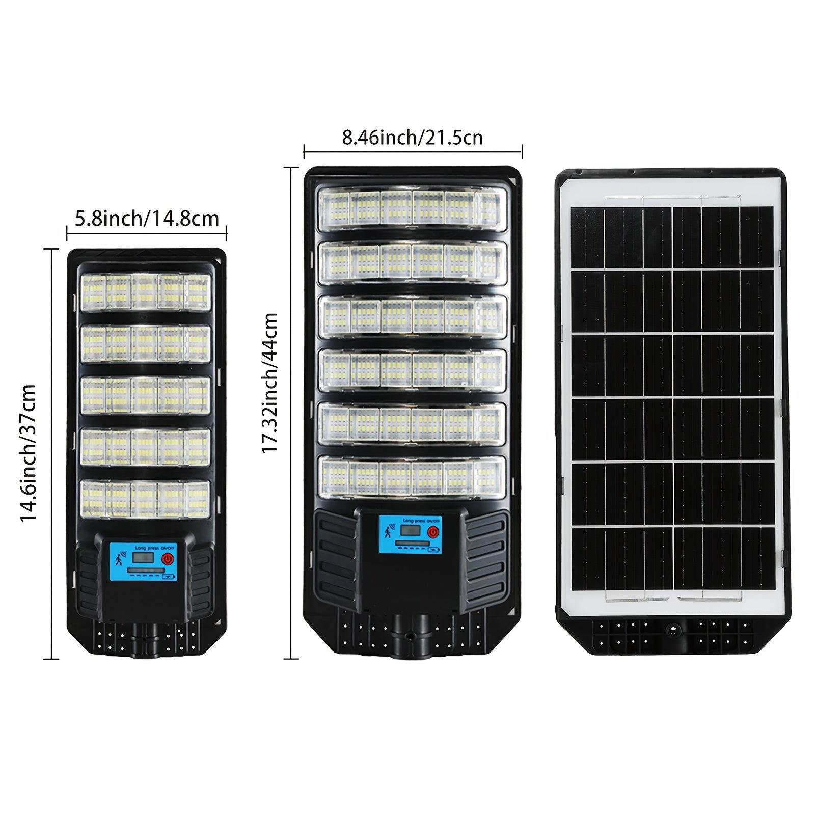 Outdoor Solar Street Light, Ultra-Bright LED Floodlight, Equipped with Motion Sensor and Remote Control, Designed for Security Lighting in Gardens, Courtyards, Pathways and Parking Lots, Energy Saving.