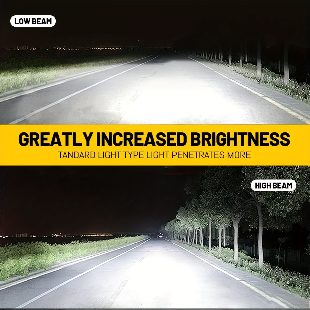 2-Pack H7 H4 H11 LED CANBUS Lights H1 H3 9005 HB3 9006 HB4 H8 H9 9012 HIR2 9007 H13 Car LED Headlight Bulbs 220W 12V 24V Auto Headlights, No Battery Included