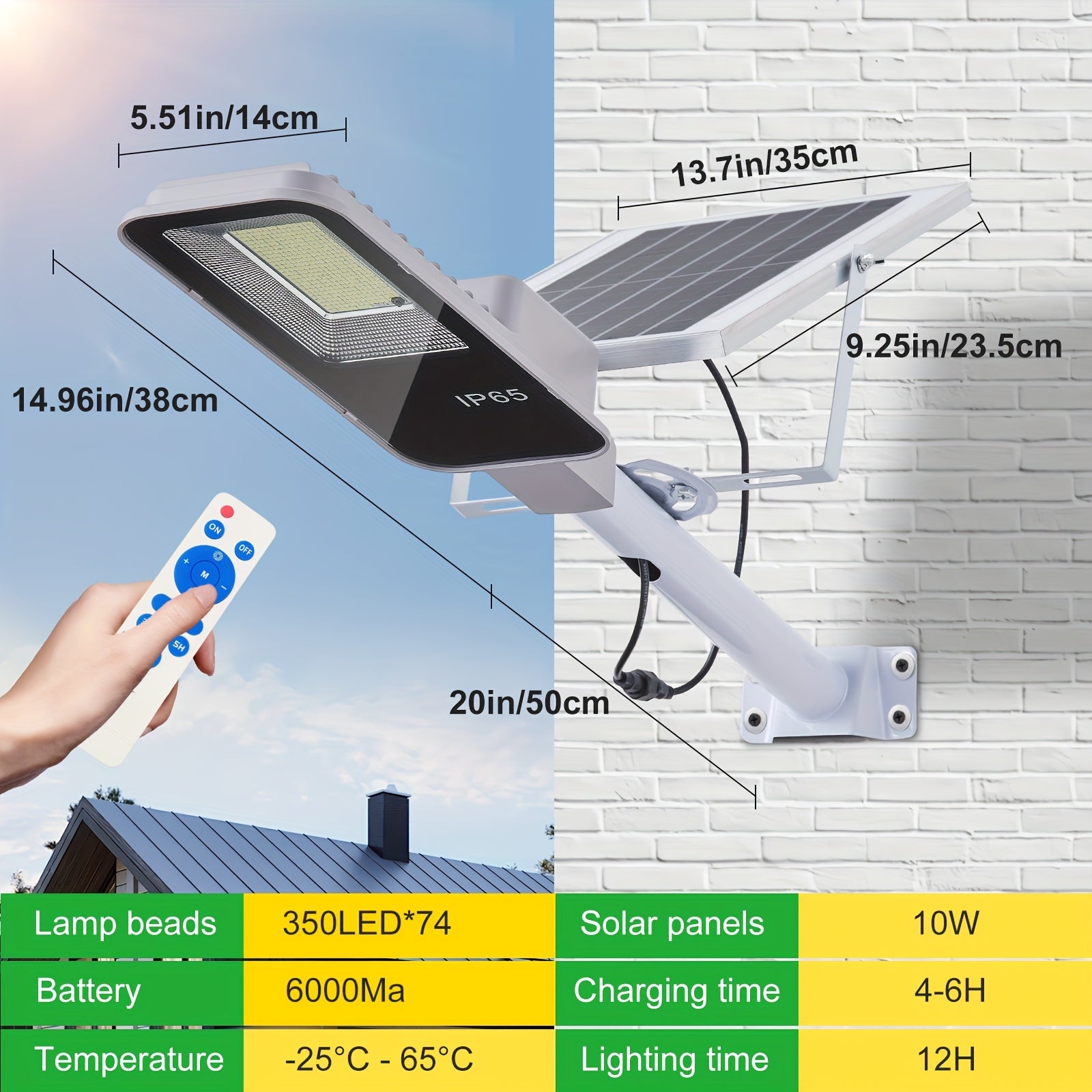 Solar Street Light Outdoor, Dusk-to-Dawn Solar Parking Lot Light with Light Sensor Mode, Solar Light for Outdoor, Backyard, Garage, Barn, Garden, 4/2/1 Pack