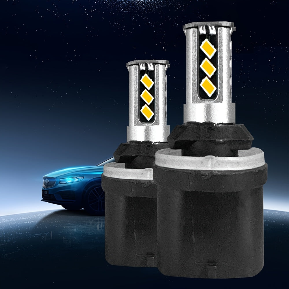 2 High/Low Beam LED Headlights, 55000 Lumens, Strong Penetration, Low Energy Consumption, 5000K White Light, Compatible with 9005/HB3/9006/HB4, H1G110, H3, H7, H11, 200W High Power, 880/881/H27, High/Low Beam
