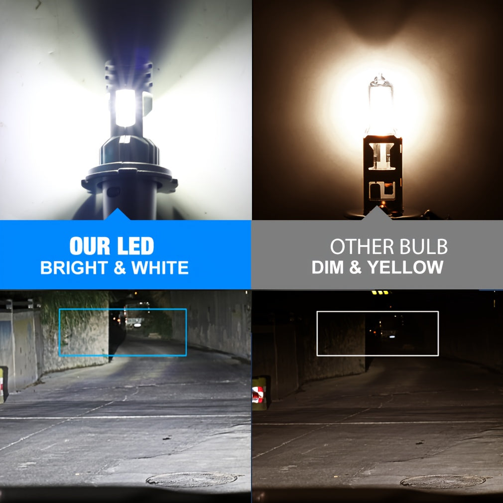 2-Pack H4 9003 LED Headlights Canbus Smart Control Super Bright H4 LED High/Low Beam for Car