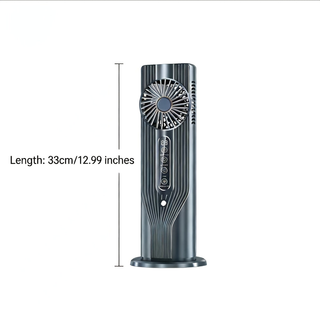 6 Speed USB Portable Air Conditioner Humidifier Cooling Fan, Quiet High Speed 3 Second Fast Cooling, 6 Hours Timer, Ideal for Home Office Dormitory, Instant Cooling Perfect Festival Gift