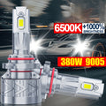 2-Pack LED Car Headlight Bulbs H1 H4 9003 HB2 H7 H18 H8 H9 H11 H16, 2000 Lumens, 6500K, Plug-and-Play, with External Driver, Compatible with 9005 9006 9012, 1000% Brightness Increase, Equipped with Fast Cooling Fan