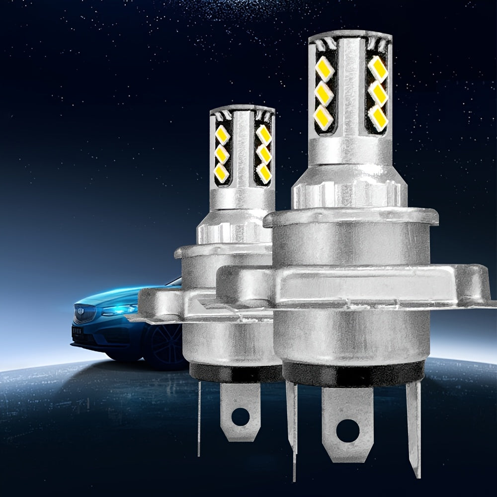 2 High/Low Beam LED Headlights, 55000 Lumens, Strong Penetration, Low Energy Consumption, 5000K White Light, Compatible with 9005/HB3/9006/HB4, H1G110, H3, H7, H11, 200W High Power, 880/881/H27, High/Low Beam