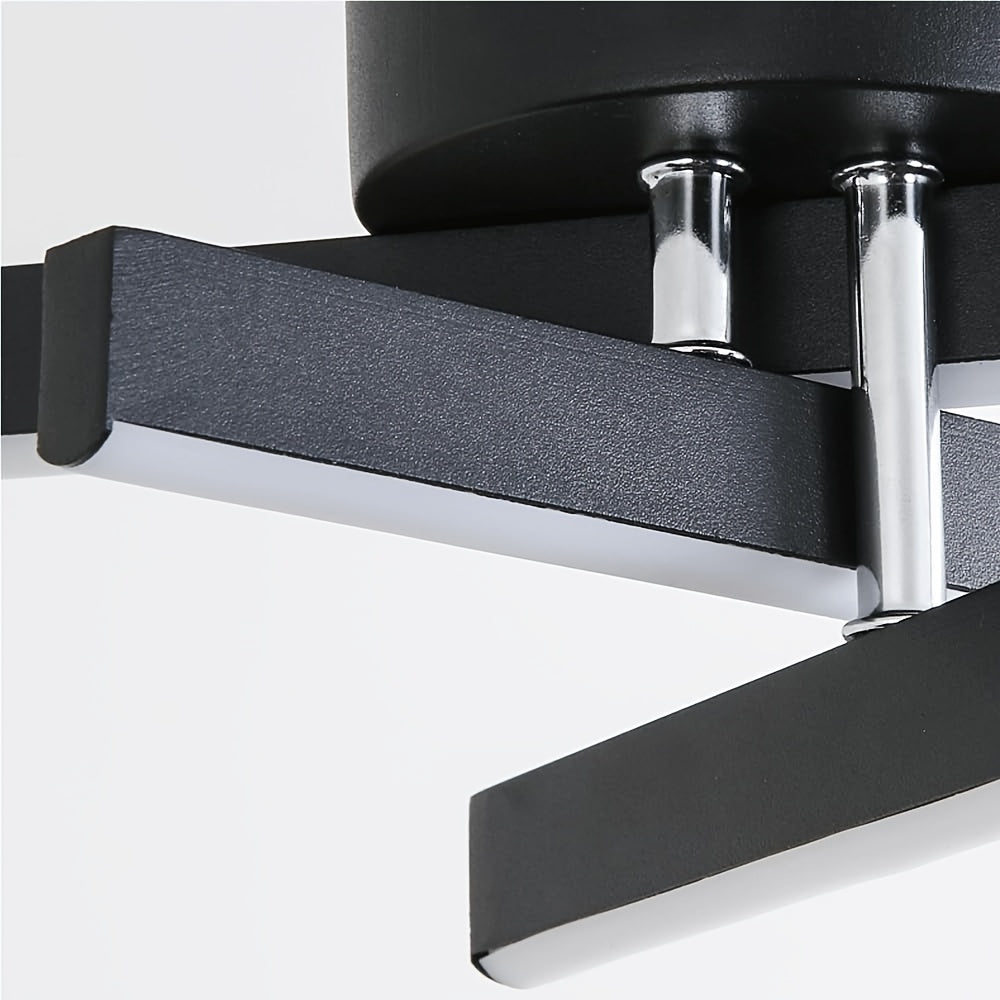 Modern metal LED ceiling light, two shades optional, suitable for bathroom, ceiling light, kitchen, porch, office, hallway and bedroom. Multiple colors available