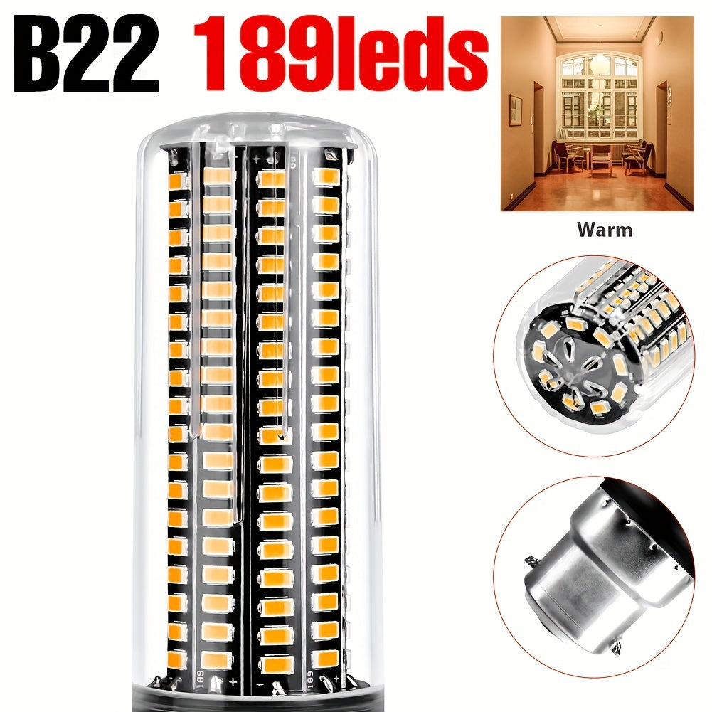 LED corn bulb E14 small screw base spotlight AC85-265V ceiling chandelier built-in bulb E27/E26 universal indoor bright eye-protection flicker-free candle light B22 home use 220V bedroom living room office study downlight 110V bathroom