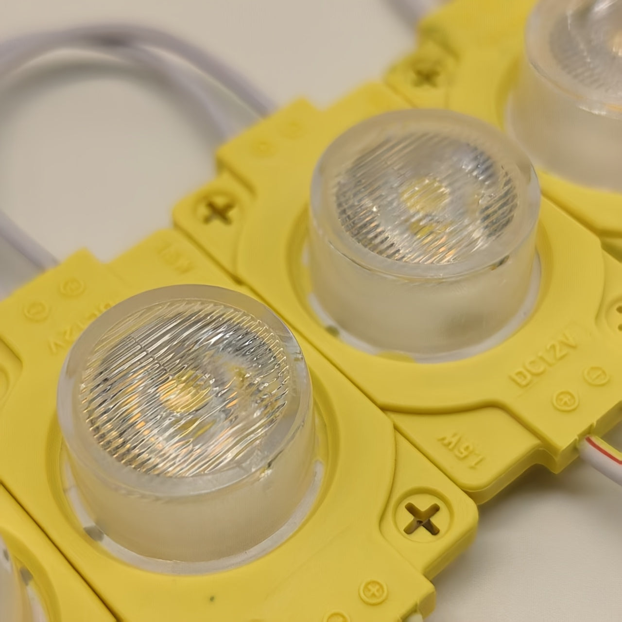 20 Pieces LED Module Light - Street & Area Lighting - Energy Saving LED Decorative Light, Perfect for Garden Parties, Hotels, Cafes, Catering, Event Hosting, Adhesive Tape Included - Versatile DC 12V Module Light