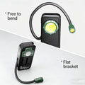 Portable Single-Head LED Work Light USB Rechargeable Magnetic Base COB Lamp Pen Clip Design 360° Rotatable Flexible Head 3 Brightness Levels Ideal for Camping Reading Repair