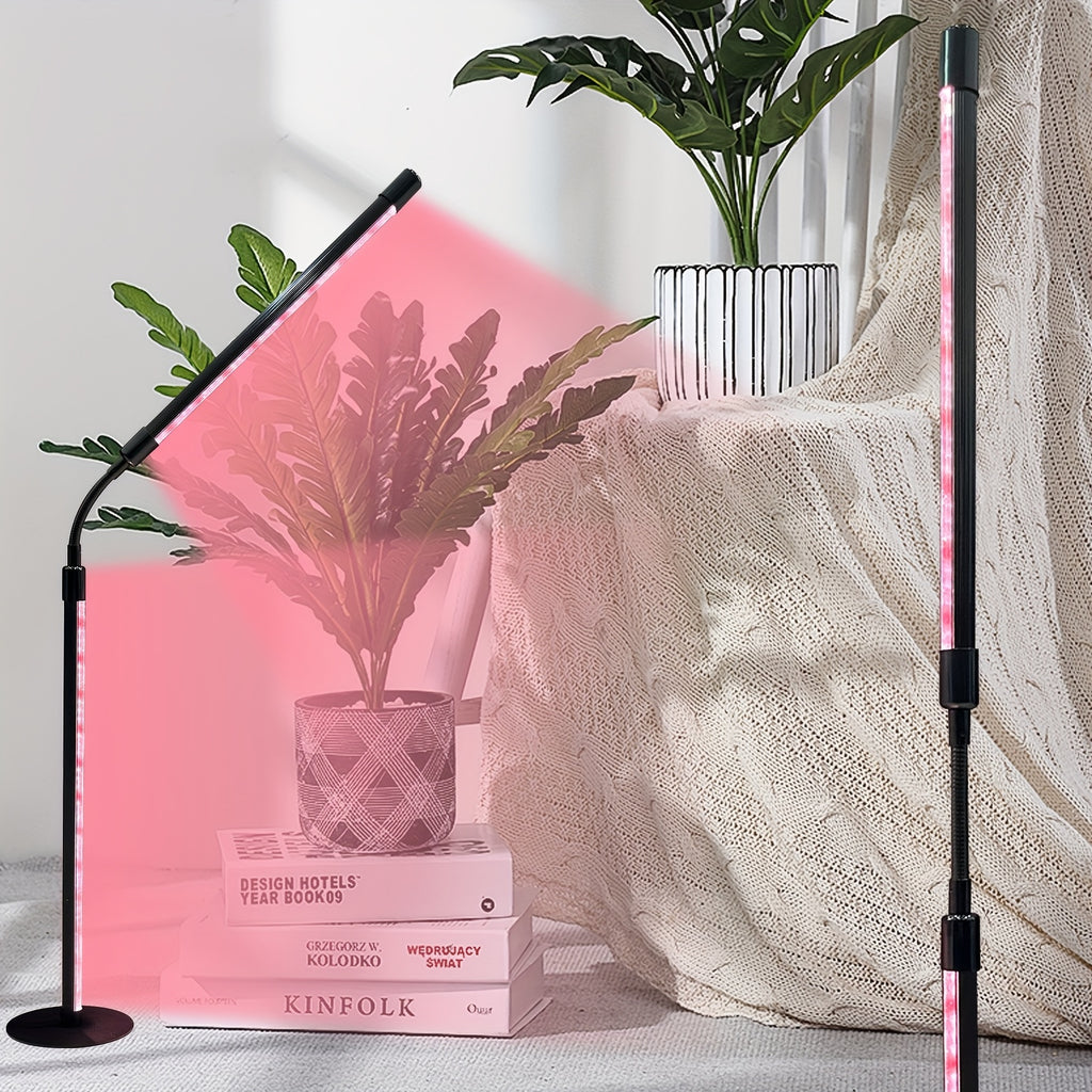 1/2-Pack Full Spectrum Plant Grow Light, Ultra-Thin LED Grow Light Strip, 3/9/12H Auto On-Off Timer, 3 Lighting Modes, Ideal for Indoor Plant Growth