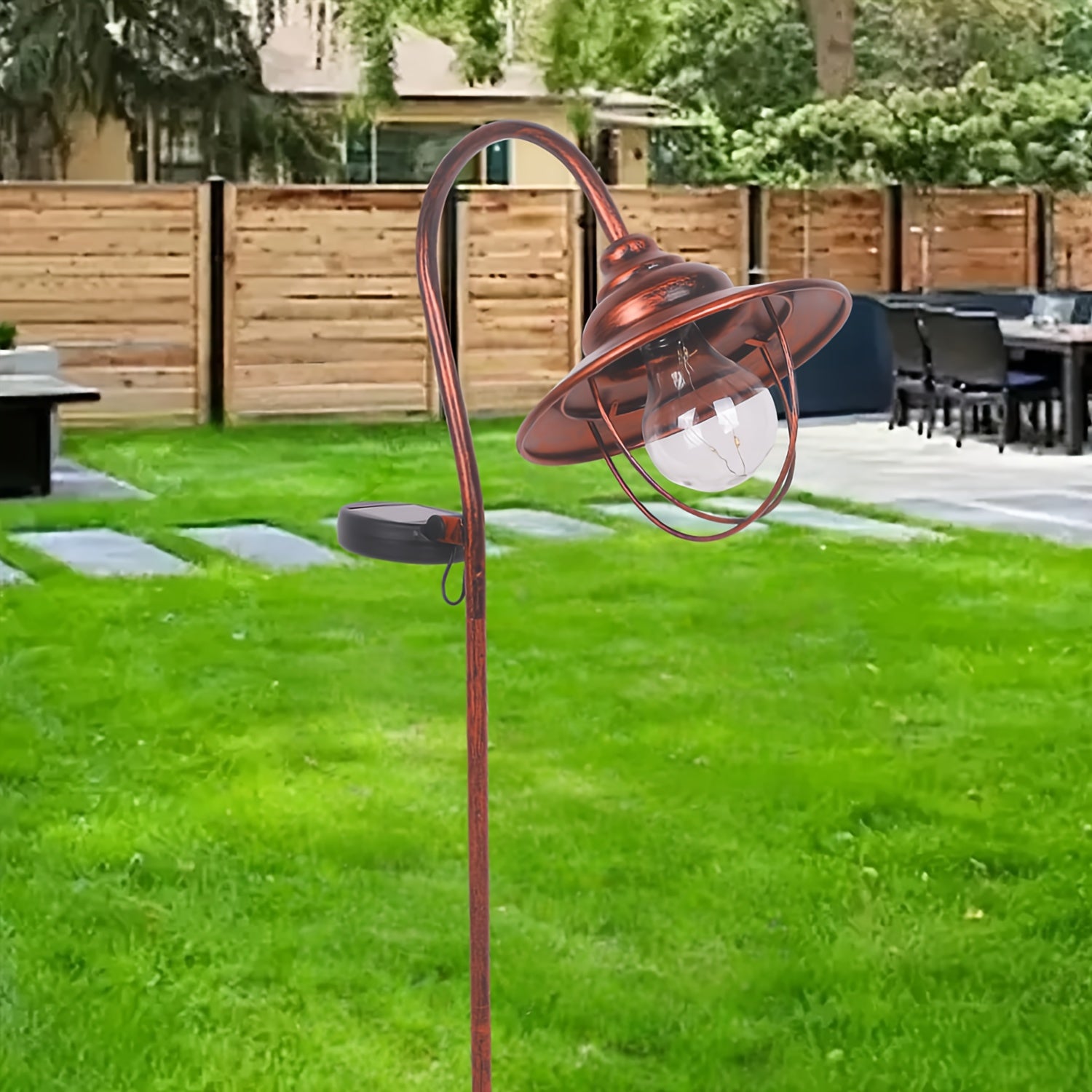 1-Piece Vintage Elbow Ground Insert Light, Courtyard Lawn Gardening Outdoor Lighting, Outdoor Courtyard Garden, Christmas, European Vintage Courtyard Light Garden Decoration