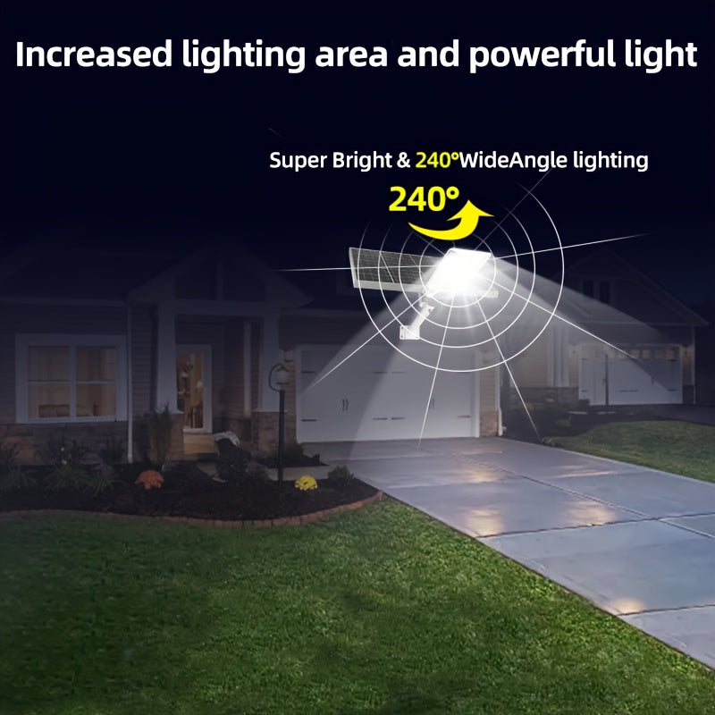 18000mAh High Power Solar Street Light, Long Battery Life, with Remote Control, IP65 Outdoor Solar Light, LED Three-Side Lighting Solar Light, Perfect for Streets, Courtyards, Gardens, Parking Lots Solar Light