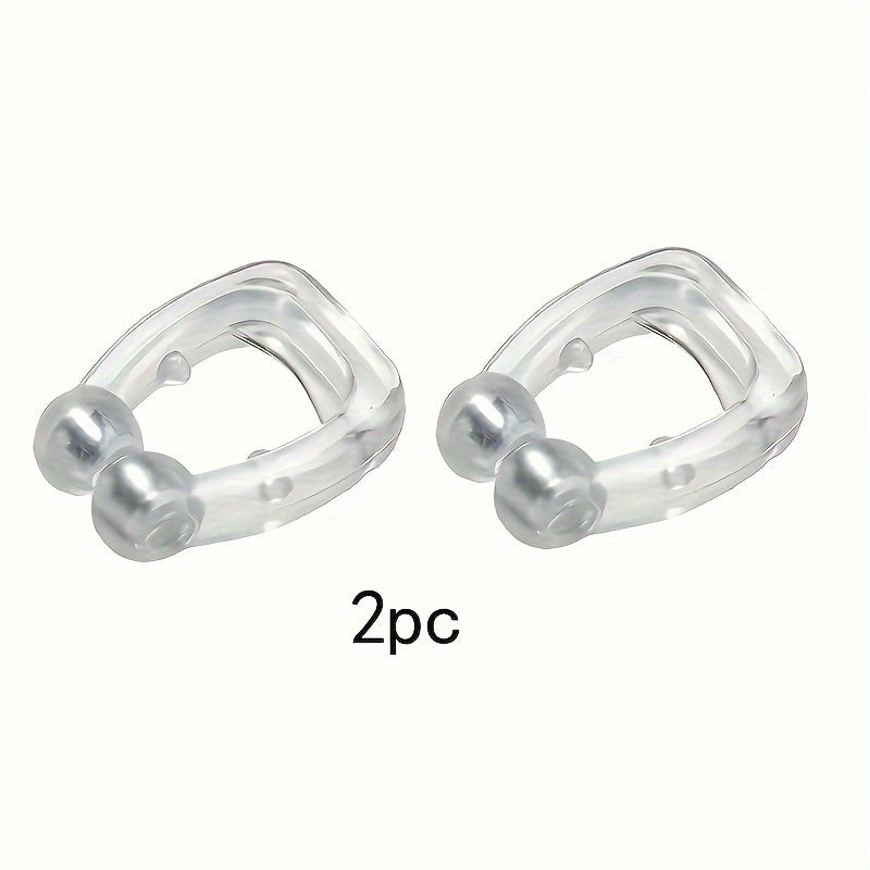 2pcs/4pcs 磁性防打鼾鼻夹