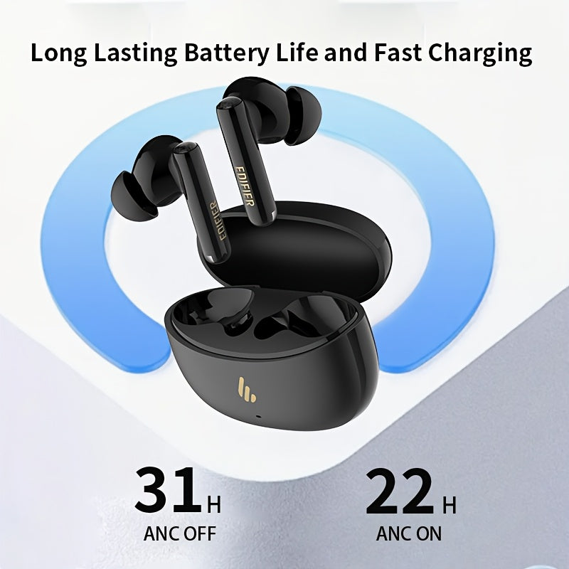 EDIFIER X5 Pro 主动降噪无线耳机，支持无线 5.1，采用 80Ms 低延迟，游戏延迟极低，电池续航 31 小时，配备 Type-C 快充充电盒，非常适合游戏和运动
