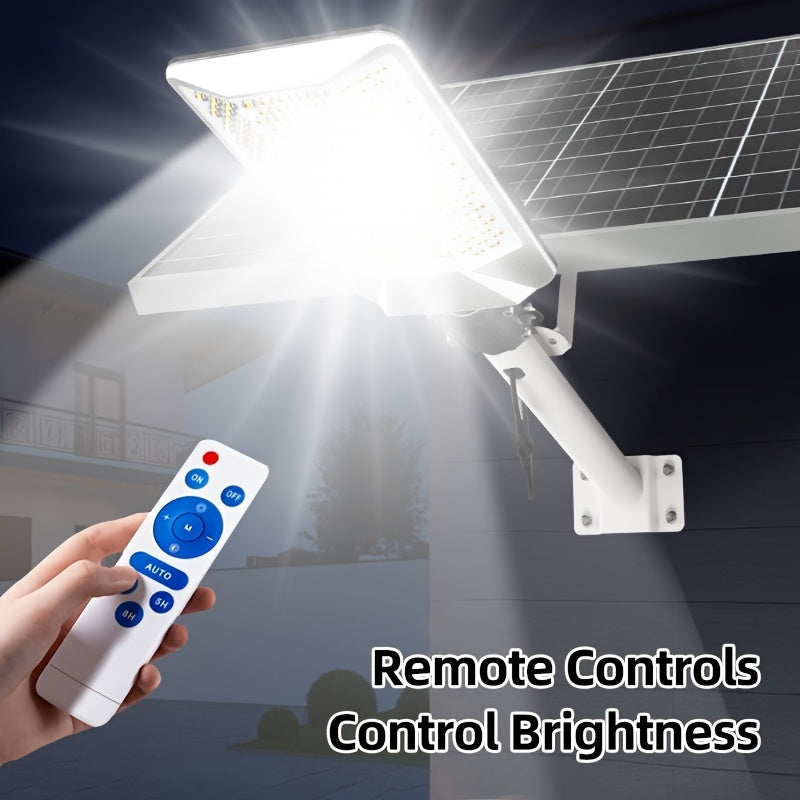 18000mAh High Power Solar Street Light, Long Battery Life, with Remote Control, IP65 Outdoor Solar Light, LED Three-Side Lighting Solar Light, Perfect for Streets, Courtyards, Gardens, Parking Lots Solar Light