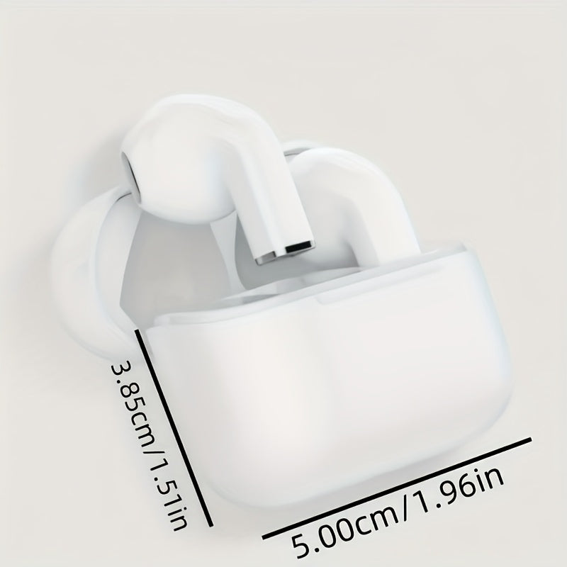 1个Hifi 9D立体声无线耳机，动漫卡通设计，触控操作，轻量塑料材质，半开放式后盖耳机，通话清晰&运动适用，兼容iPhone&安卓手机，可充电电池，真无线耳机