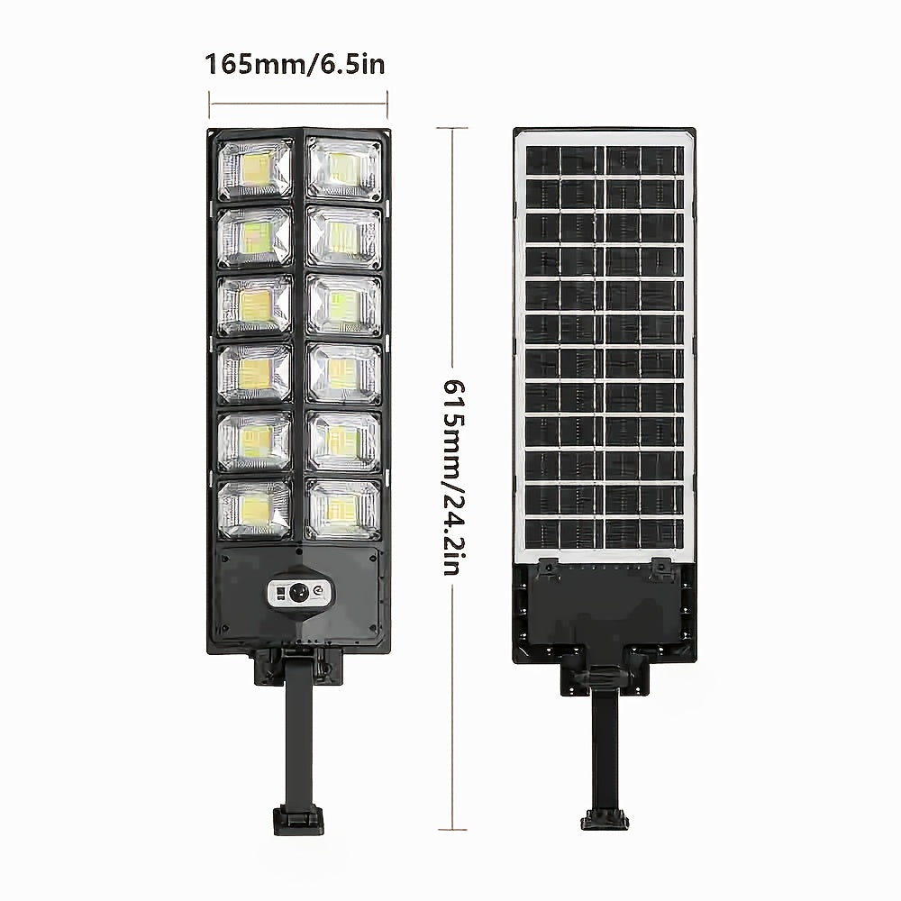 Outdoor Solar Wall Light Exterior Wall Light Street Light White Light Solar Charging Light Control + Sensor Control - Easy Installation, Waterproof, Stays On All Night - Suitable for Courtyard, Street Lighting