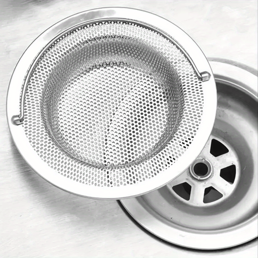 2-Pack Kitchen Drain Strainers – Anti-Clog Stainless Steel Sink Drain Traps, Fits Various Diameters, Mesh Design for Kitchen & Bathroom – Mother's Day Gift, Ideal for Easter, Valentine's Day & Birthdays