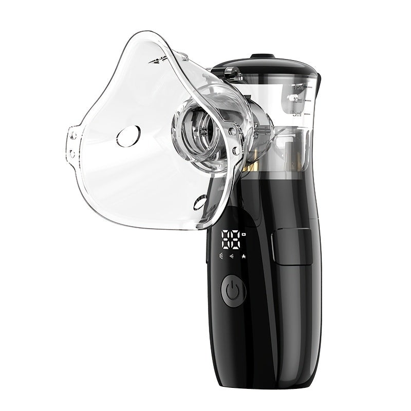 便携式雾化器 | 手持声波技术网状吸入器，适用于成人和儿童，静音运行，紧凑型旅行友好型，易于清洁系统，USB供电 - IKEENER