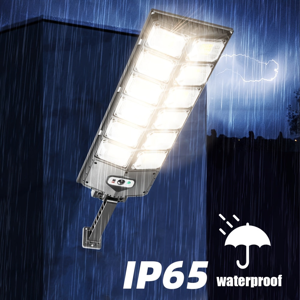 Outdoor Solar Wall Light Exterior Wall Light Street Light White Light Solar Charging Light Control + Sensor Control - Easy Installation, Waterproof, Stays On All Night - Suitable for Courtyard, Street Lighting