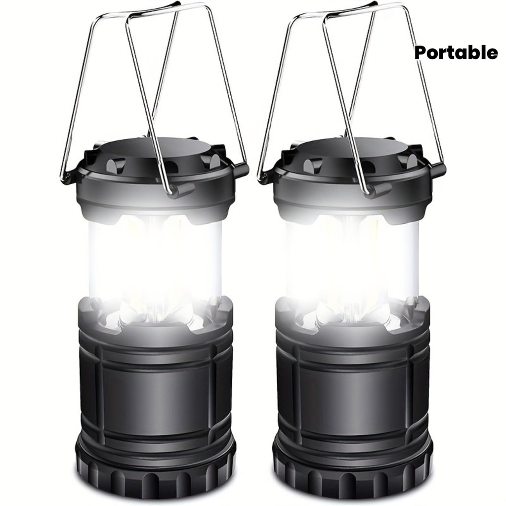 1 LED Camping Light, Ultra-Bright COB Foldable Flashlight, Portable Emergency Light (AAA Batteries Not Included)