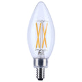 Satco B11 LED candle bulb 5.5W clear