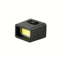 9V Flashlight, 9V Mini LED Keychain Light, 6F22 Battery, High-Power COB Light Flashlight
