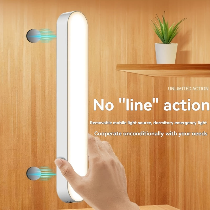 Rechargeable Wireless Touch Sensor Light Magnetic Mount Cabinet Light Kitchen Light Portable Vanity Mirror Light