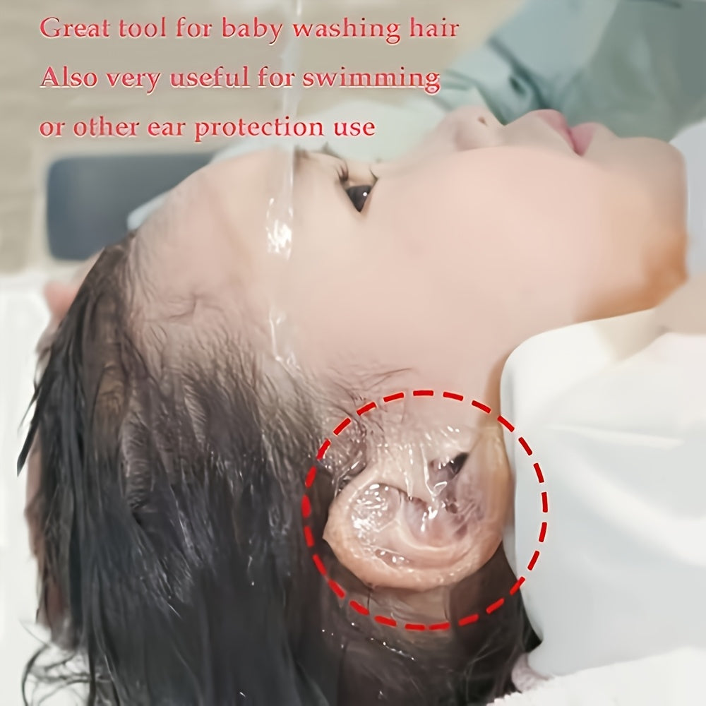 20/40/58/100/200片装 婴儿洗澡防水耳贴，婴儿洗澡护耳罩，儿童沐浴防水耳套