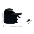 2-Piece Rear Wiper Arm Nut Cap & Nozzle Washer Set | Replacement Parts for VW Golf/Jetta & Skoda Octavia/Rapid | Precision Fit Black PVC Cover, Auto Repair Part