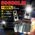 2-Pack H1 H3 H7 H11 9005 9006 H4 H13 9007 9004, Super Bright Spotlight 6000K Super Bright White Light High/Low Beam Fog Light LED Car Headlights 59600 Lumens 250W Fog Light Universal Fit 900% High Brightness
