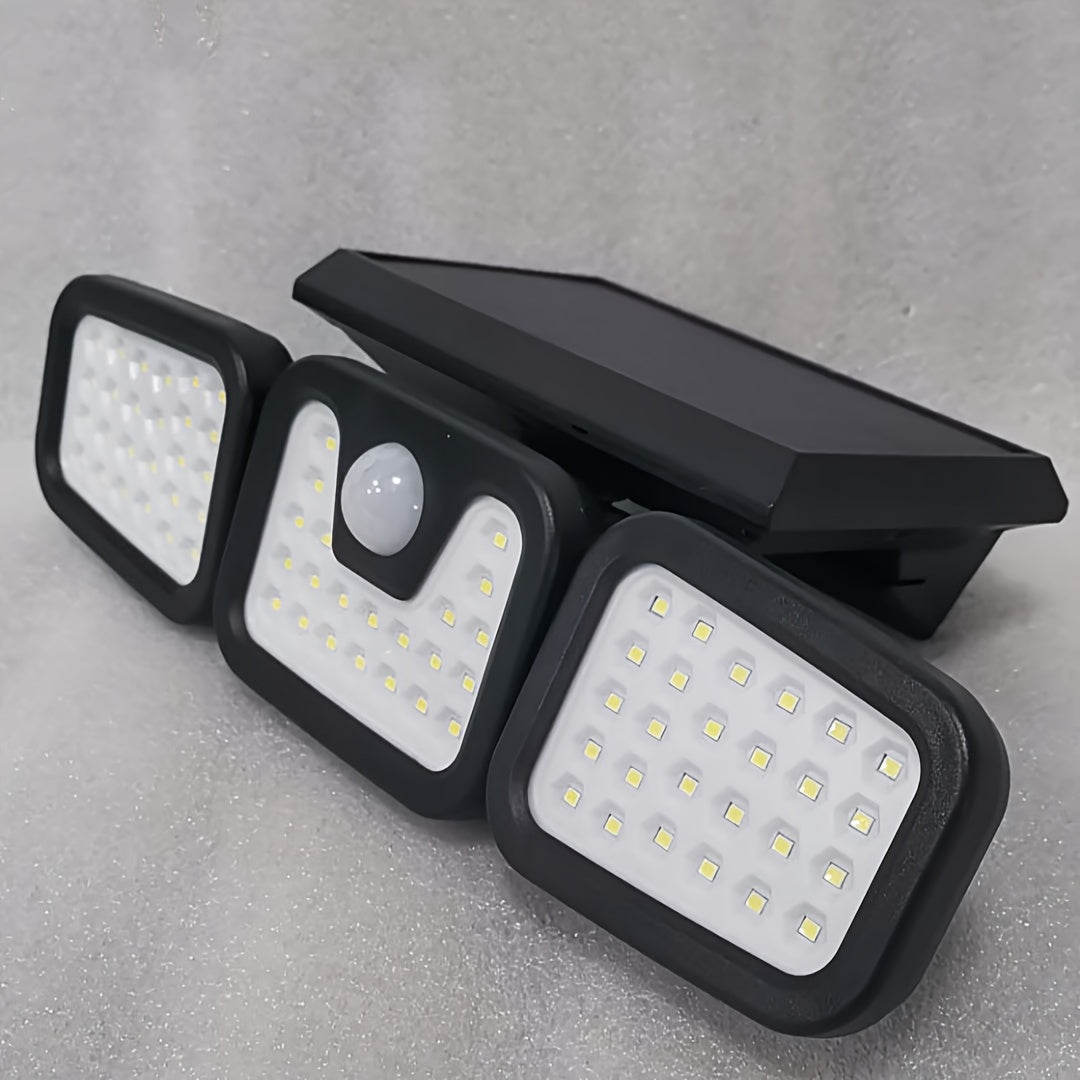 Outdoor Solar Street Light, LED Wall Light, Smart Motion Sensor Garden Light, 3 Lighting Modes, Smart Light Control, Perfect for Garden, Courtyard, Pathway, Solar Panel Light, Wall Mounted Light, Security Sensor Light, Super Bright Solar Light