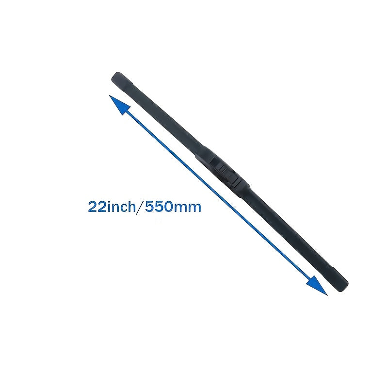 Bracketless Wiper Blade, Fits U/J-Type Hooks, High-Quality Silent & Durable, All Sizes Available. Enhances Rainy Day Visibility