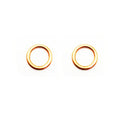 Automotive Replacement Oil Drain Plug Gasket – High Sealing Performance, Brass & Aluminum Alloy Engine Oil Pan Washer for VW Magotan, Sagitar, Audi Models – Oil Drain Bolt Gasket & Modification Part